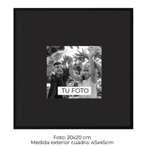 Marco Blanco 2 cm x 2 cm