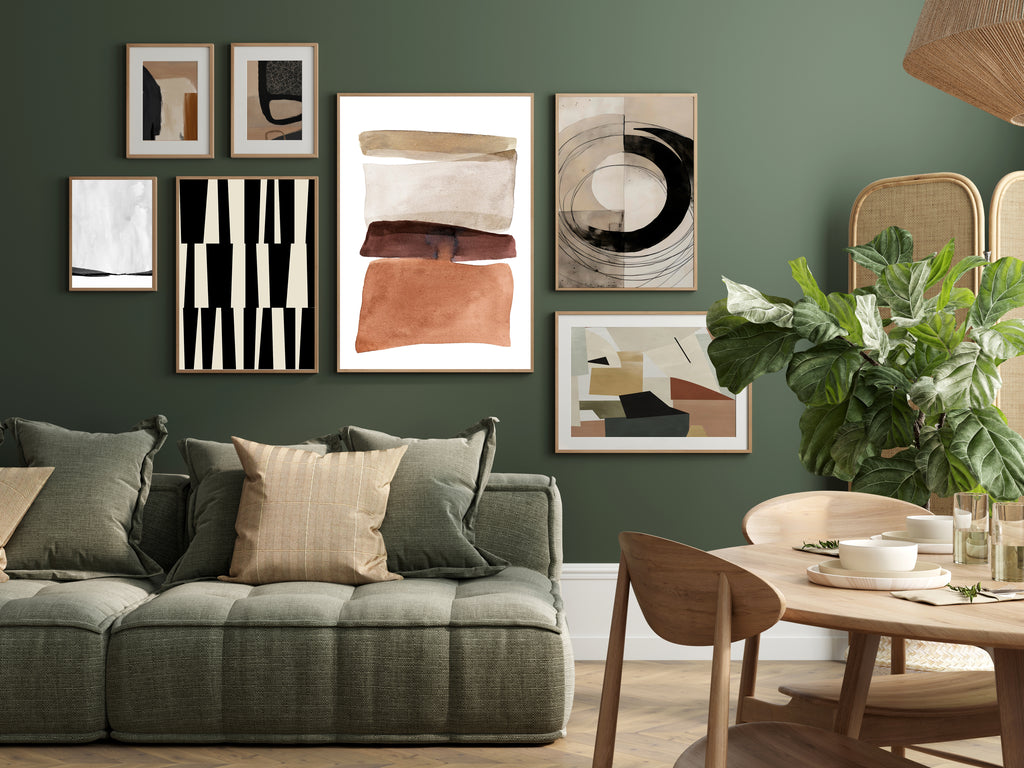 Composición Terracota - 7 cuadros