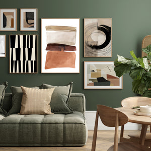 Composición Terracota - 7 cuadros