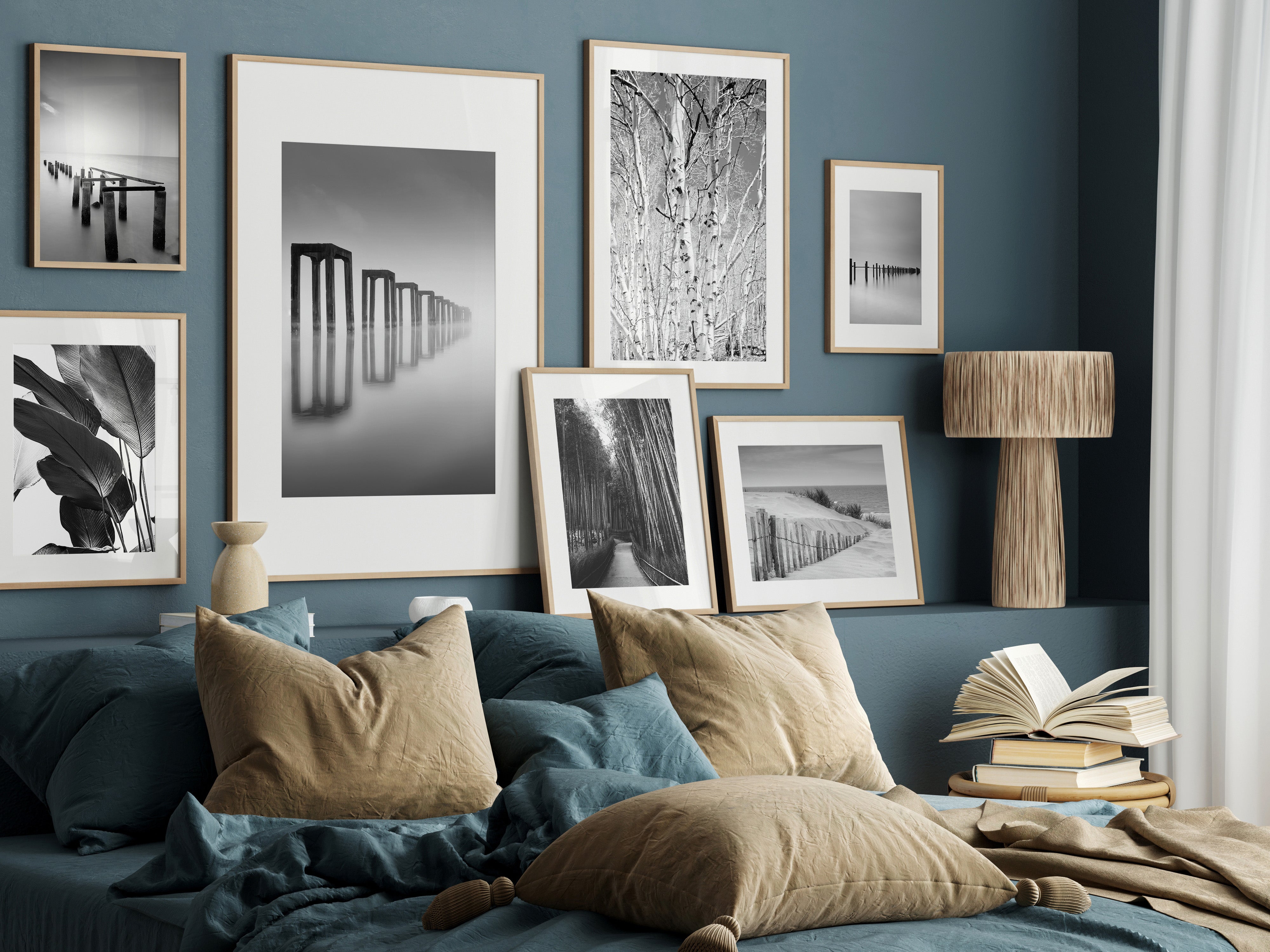 Composición paisajes - 7 cuadros