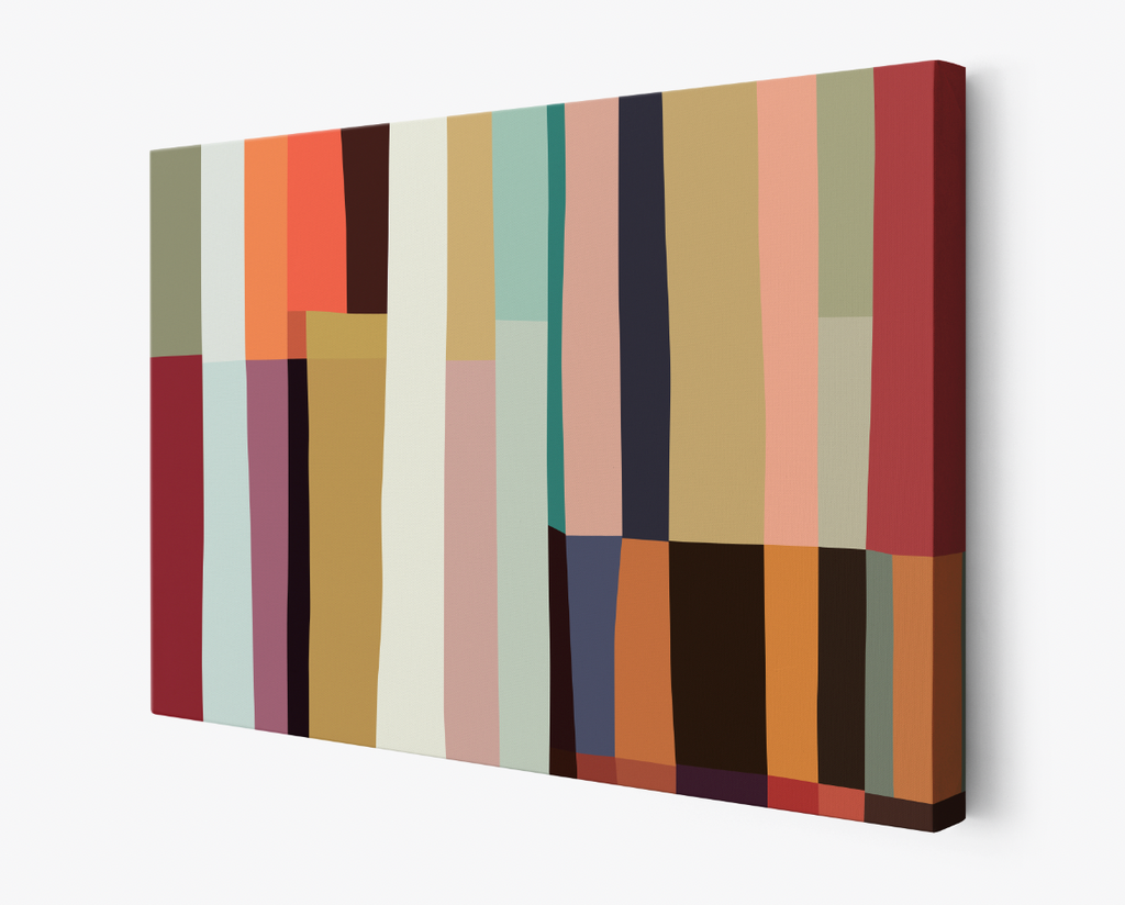 Lineas Colores Canvas