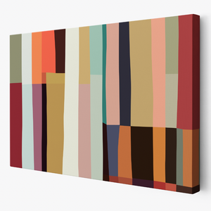 Lineas Colores Canvas