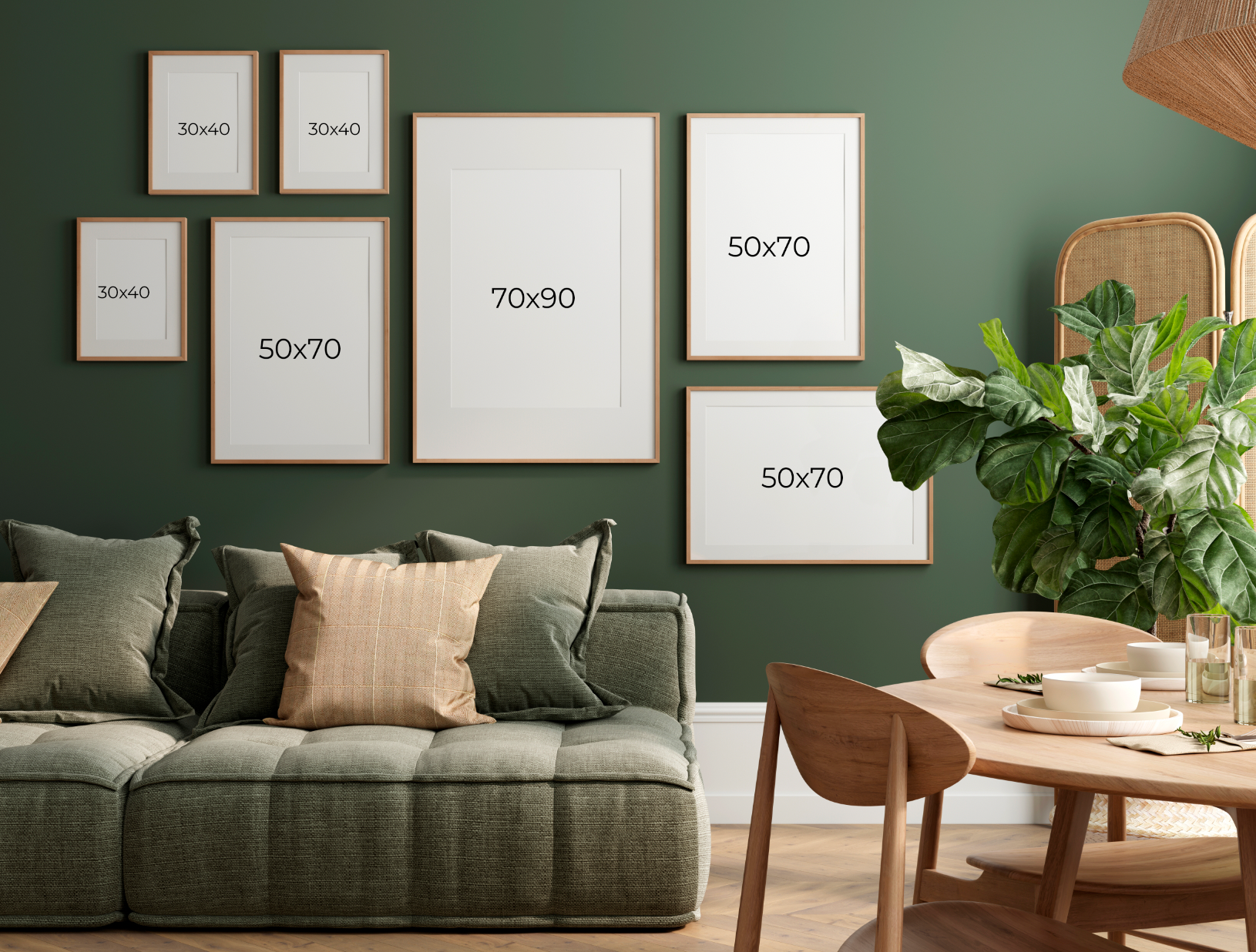 Composición Terracota - 7 cuadros