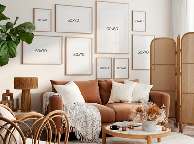 Composición Abstracta - 9 cuadros