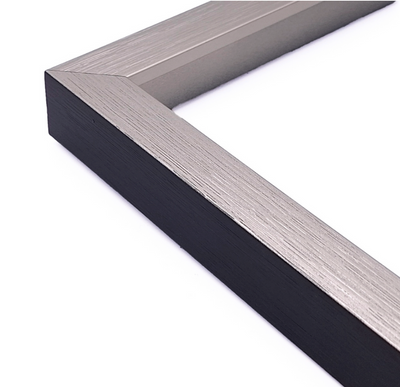 Marco Caja Texturada Negra y Pirita 2 cm x 3 cm