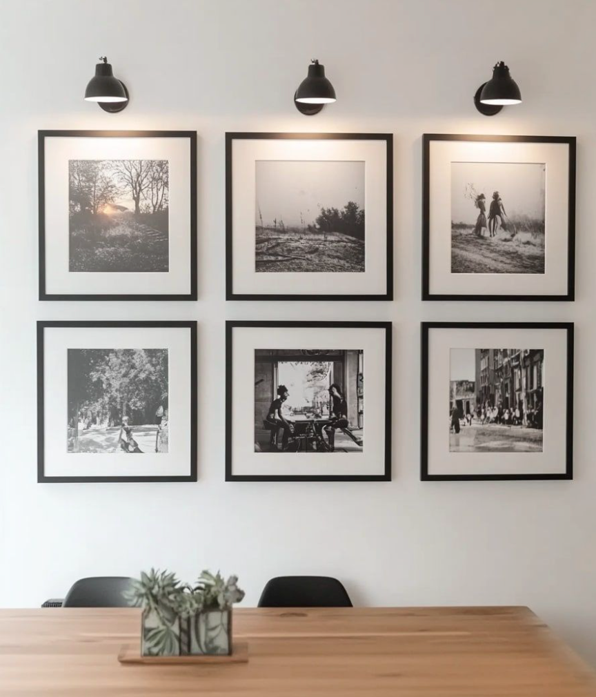 Marco Negro Plano 2 cm x 2 cm