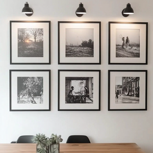 Marco Negro Plano 2 cm x 2 cm