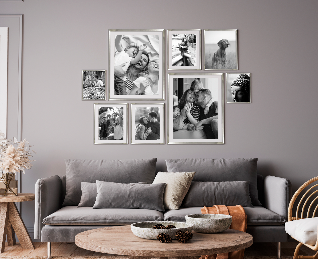 Marco Caja Texturada Negra y Pirita 2 cm x 3 cm