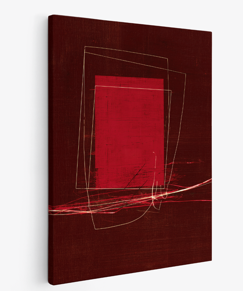 Abstract Red Square I