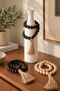 Cuentas Negra / Natural - Stock
