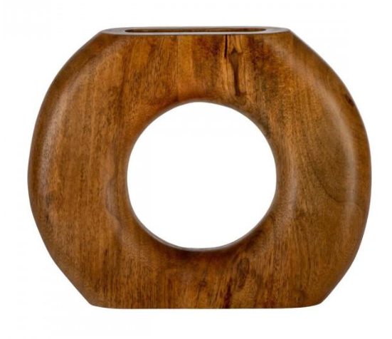 Dupla Jarrón Melobody Madera Circular - Stock