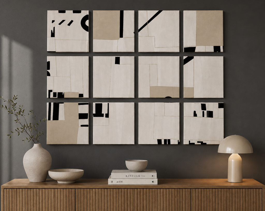 Neutral  - set 12 cuadros