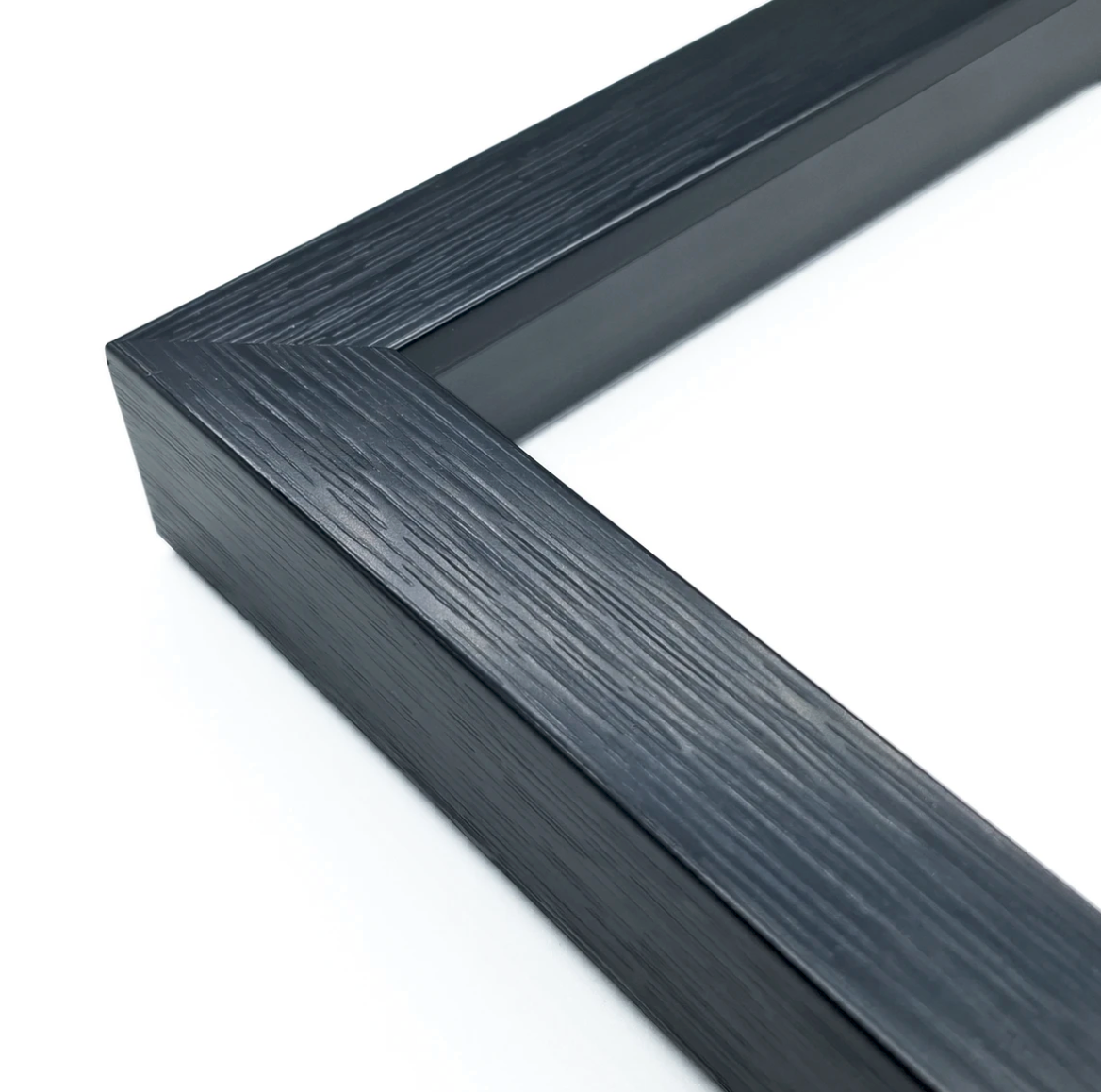 Marco Caja Texturada Negra 2 cm x 3 cm