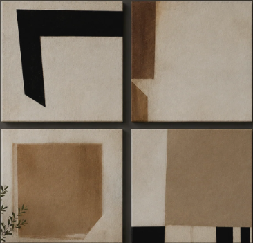 Recepción I - Canva Geo Beige