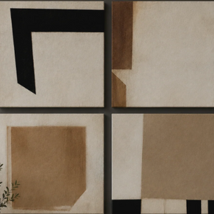 Recepción I - Canva Geo Beige