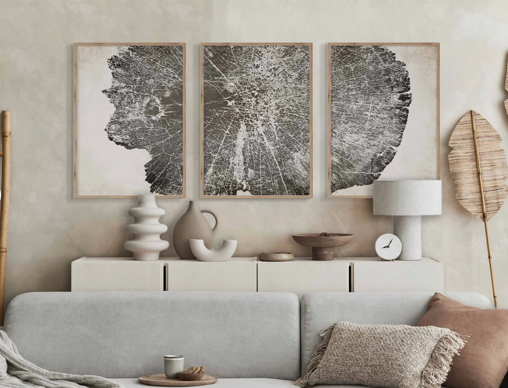 Triptico Tronco Gris