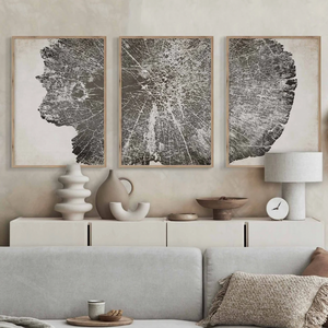 Triptico Tronco Gris