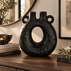 Vasija "Linea Terra " - Negra - Stock
