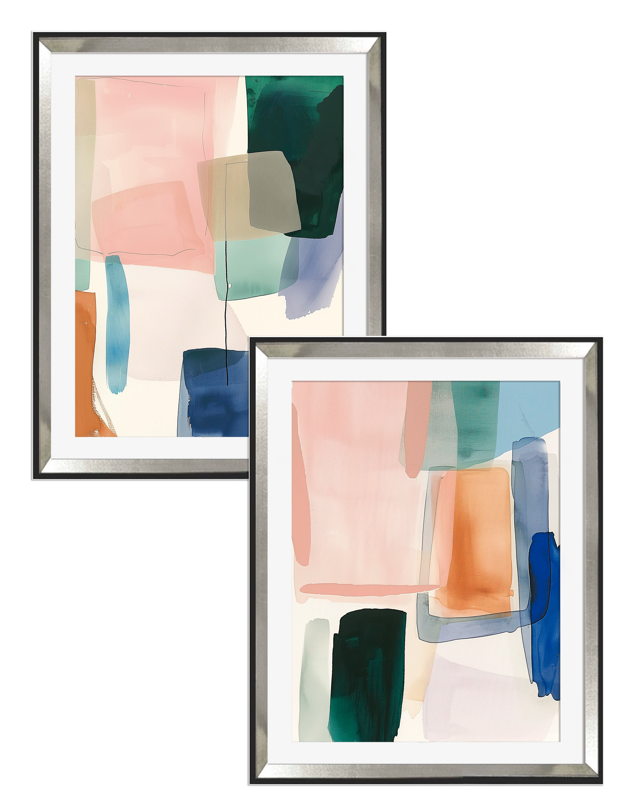 Dupla Color Abstract I y II - Stock