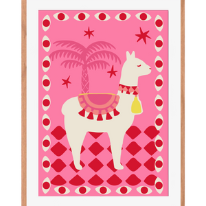 Pink llama