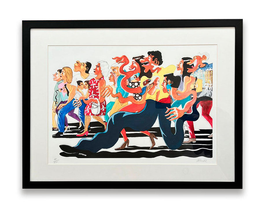 Al Metro - Fernando Allende - Stock