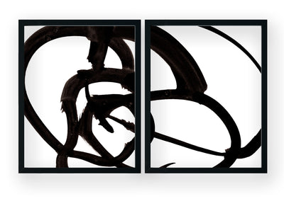 Dupla esferas negras