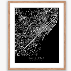 City Map Black
