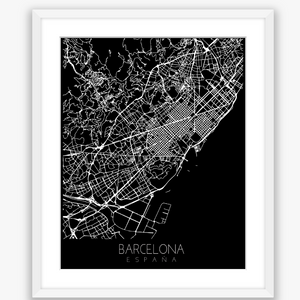 City Map Black