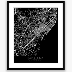 City Map Black