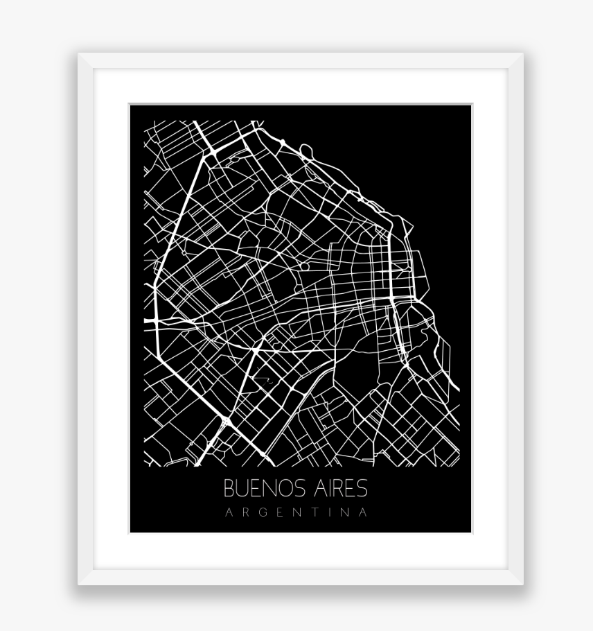 City Map Black