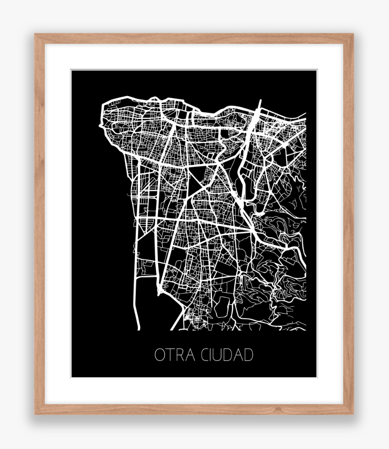 City Map Black