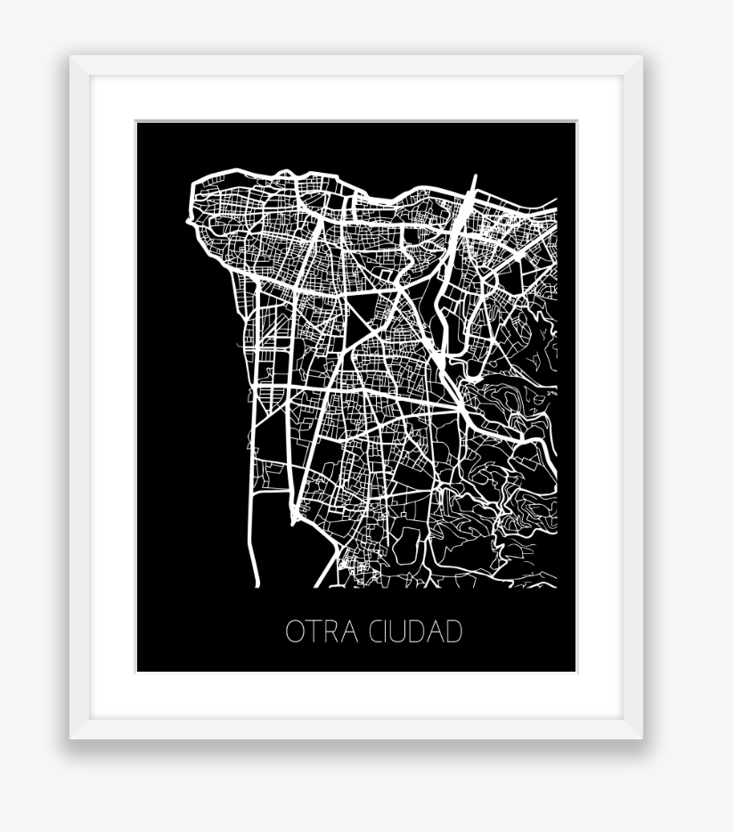 City Map Black