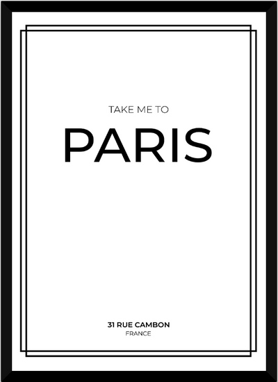 Take me to Paris - White