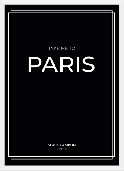 Take me to Paris - Black