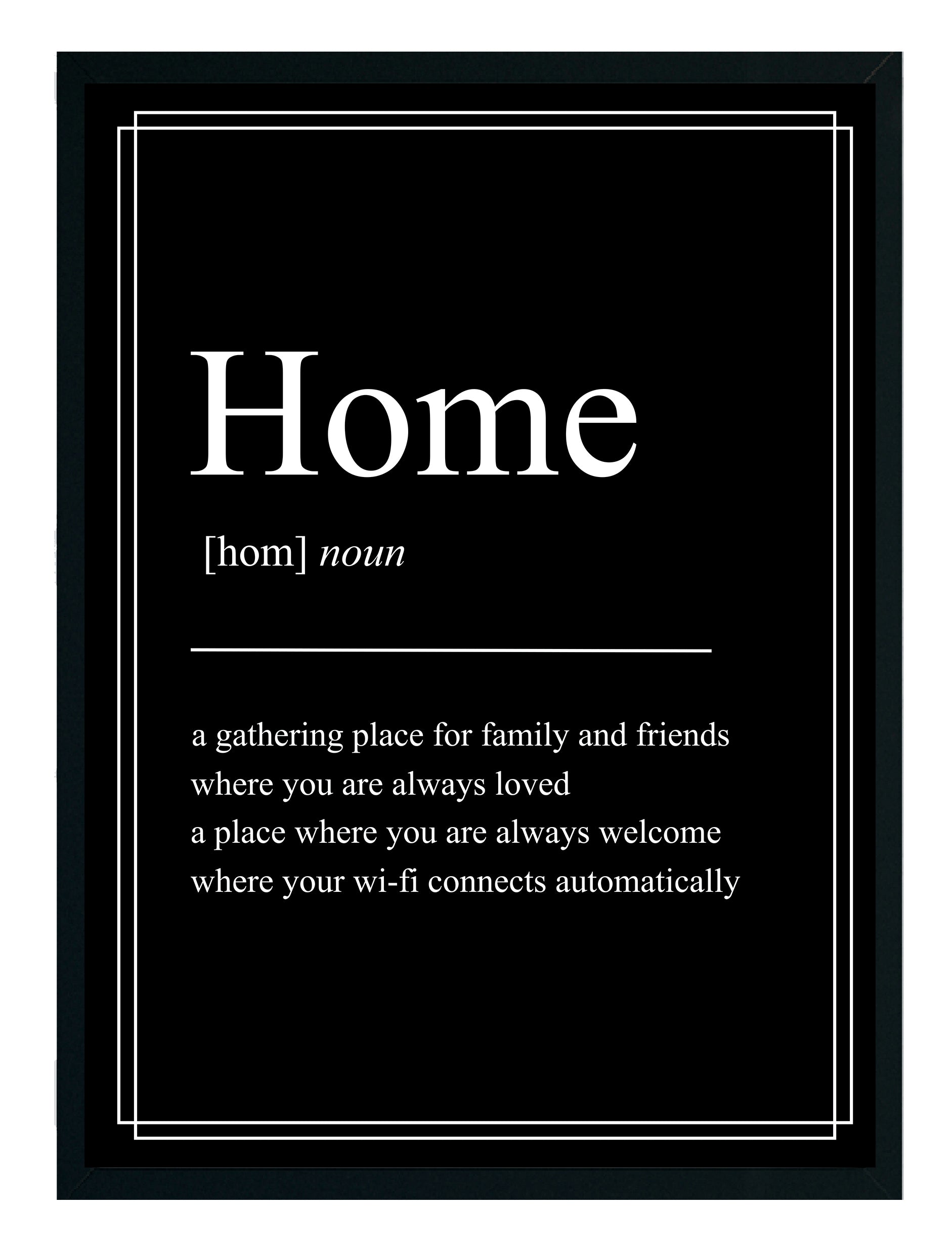 Home Black Definition