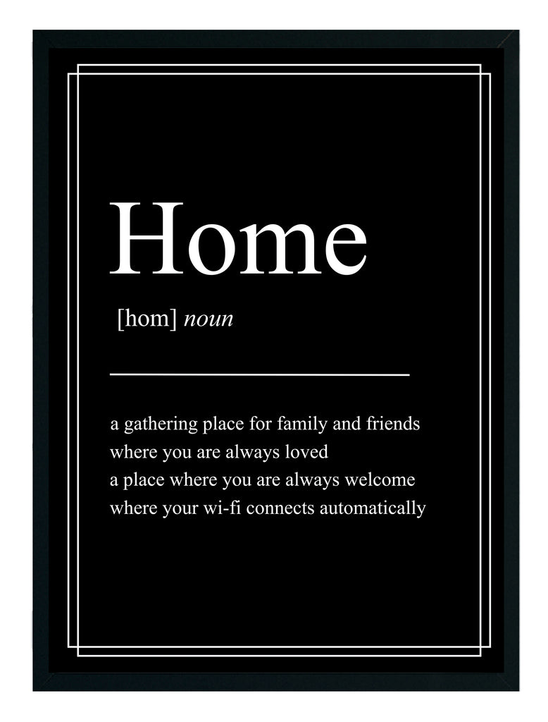Home Black Definition