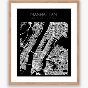 City Map Black
