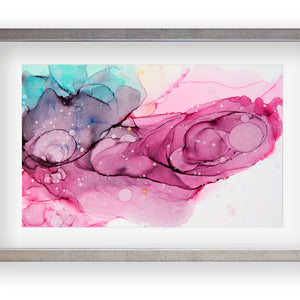 Alcohol Ink Rosado