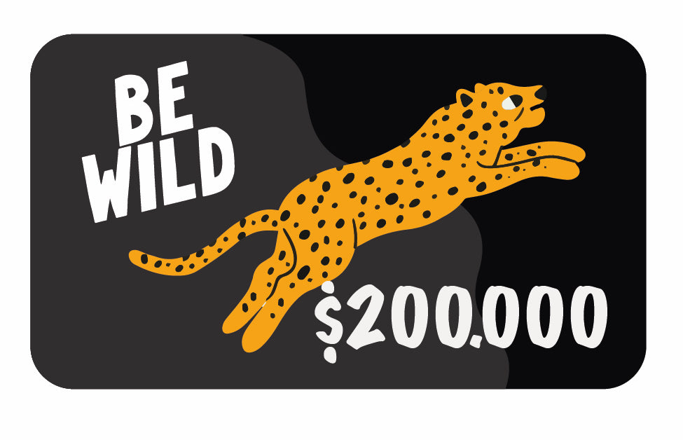 Gift Card "BE WILD"