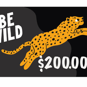 Gift Card "BE WILD"
