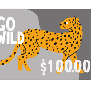Gift Card "GO WILD"