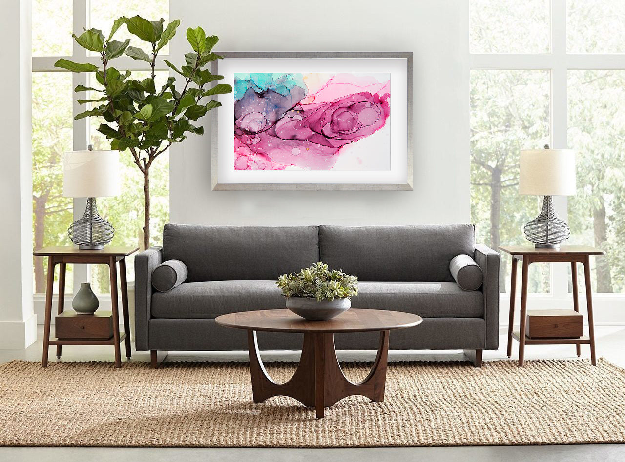 Alcohol Ink Rosado