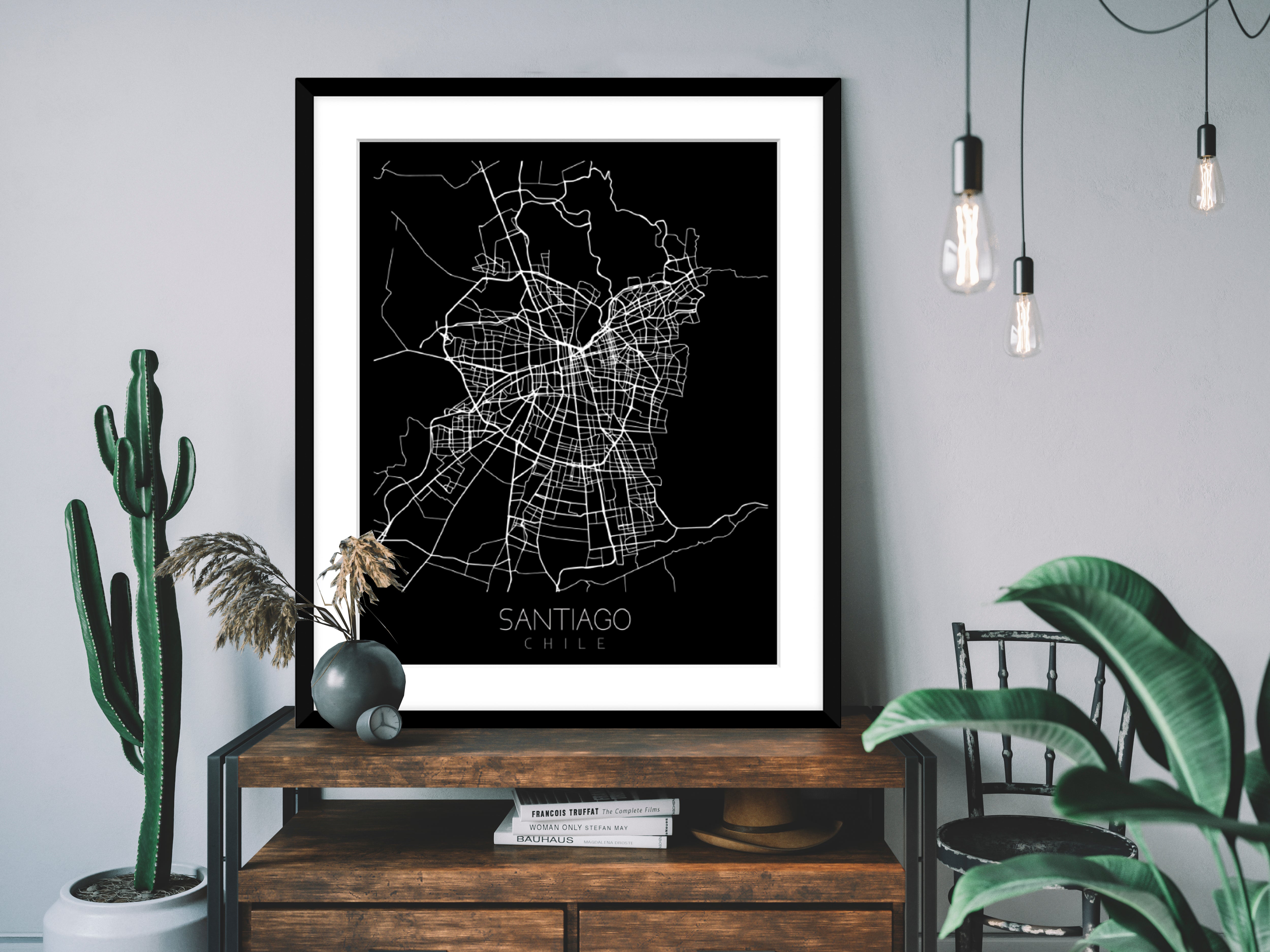 City Map Black