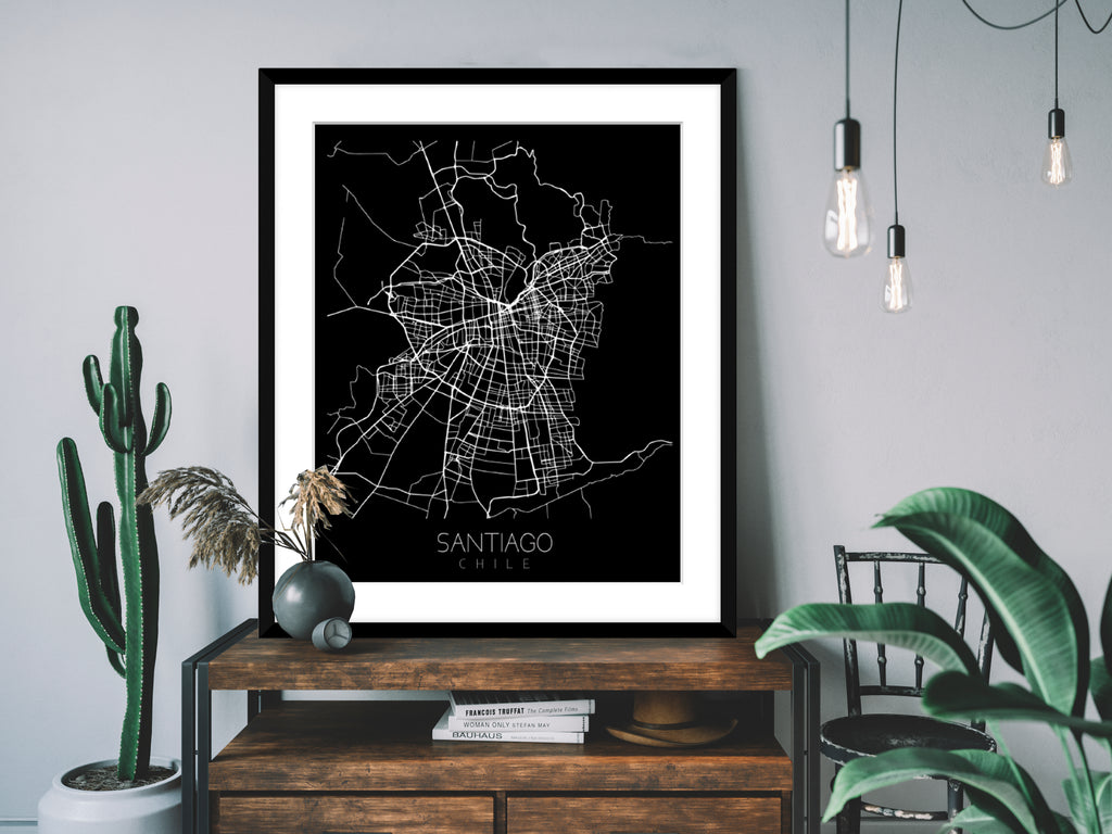 City Map Black