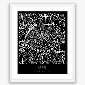 City Map Black