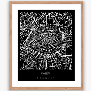City Map Black