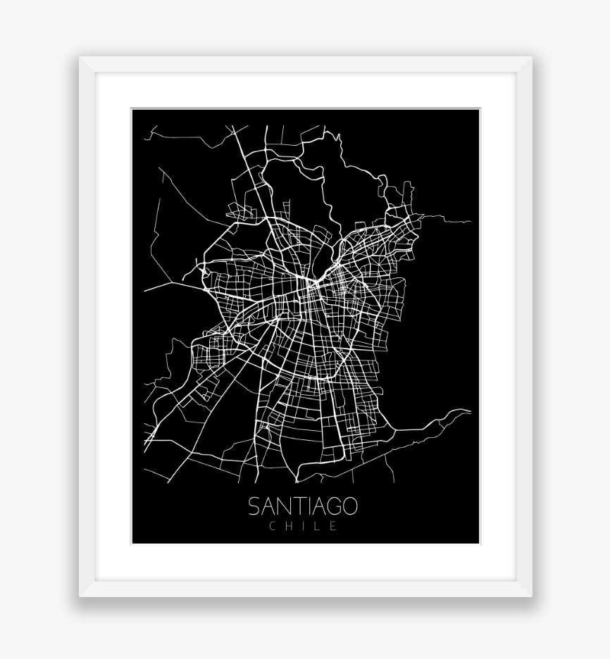 City Map Black