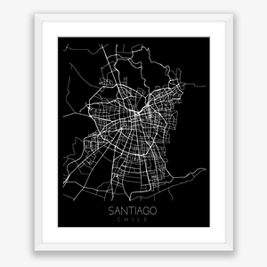City Map Black