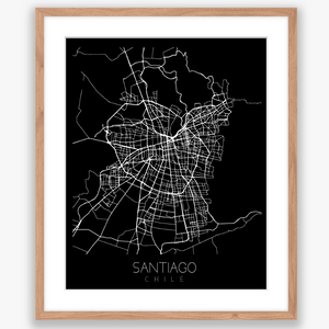 City Map Black