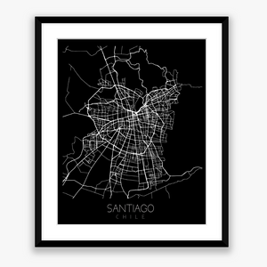 City Map Black